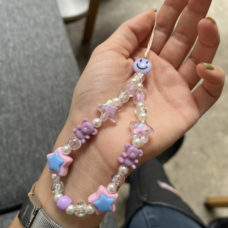 • BEADED CHARM | LILAC
