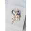 Hello Magic Horse Blue Broche