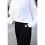 Hello White Artist Broche