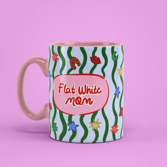 FLAT WHITE MOM KUPA