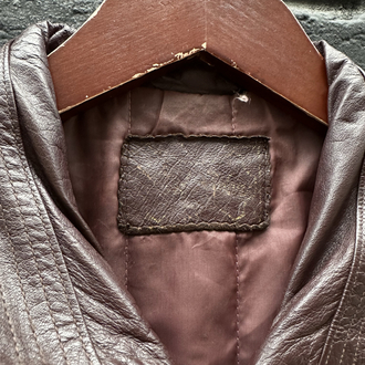 Vintage Bomber Deri Ceket
