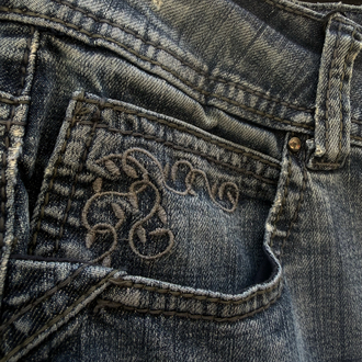 Vintage Denim Etek
