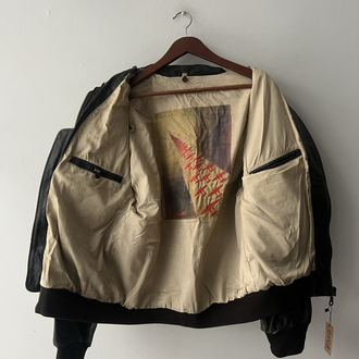 S Vintage Derimod Bomber Ceket