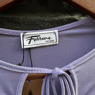 Vintage Made in Italy Transparan Bluz