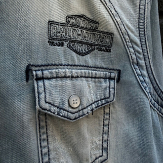 Vintage Harley Davidson Kot Ceket