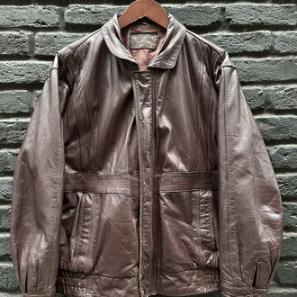 Vintage Bomber Deri Ceket