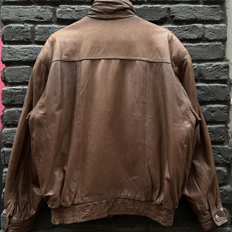 Vintage Bomber Deri Ceket