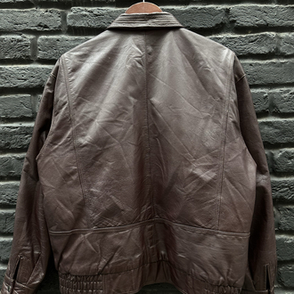 Vintage Bomber Deri Ceket