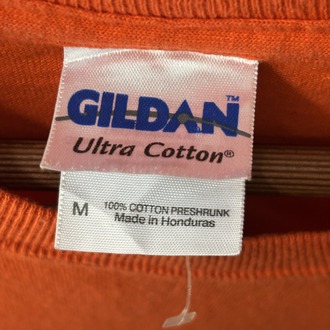 M Gildan turuncu uzun kollu üst