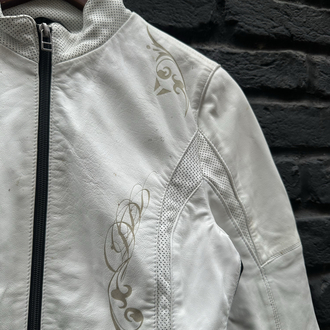 Vintage Biker Deri Ceket