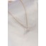 316L Çelik Gold Renk Kristal Lotus Çiçeği Kadın Kolye