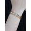 316L Çelik Gold Renk Motif Model Zirkon Taşlı Kadın Kelepçe