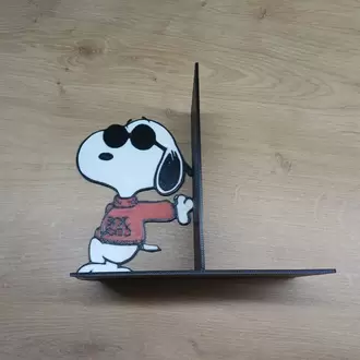 Snoopy Çok Renkli Kitap Tutucu