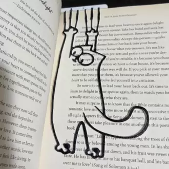 Kedili Kitap Ayracı