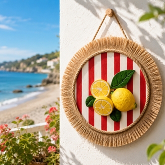 Hestia Sweet Lemon Duvar Dekorasyonu (renk seçiniz❤️)