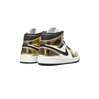 Nike Air Jordan 1 Mid SE Metallic Gold/Black/White