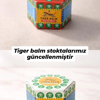 Tiger balm ( açıklamaya renk belirtiniz ) 