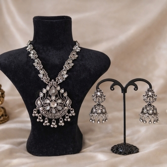 Kundan taşlı oksit set 