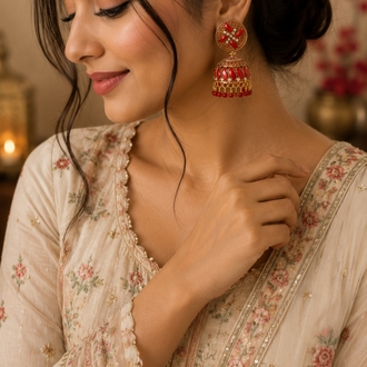 Jhumka küpe
