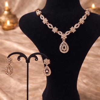 Rose gold Hint takı seti