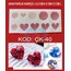 ÇOKLU MAGNET ANAHTARLIK SİLİKON KALIBI ÇK-40
