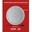 ROMEN RAKAMLI DUVAR SAATİ SİLİKON KALIP ROM 30