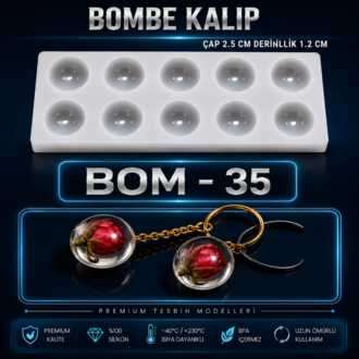 BOMBE KALIP BOM-35 SİLİKON KALIBI