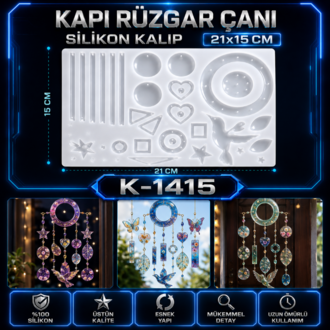 RÜZGAR ÇANI SİLİKON KALIBI