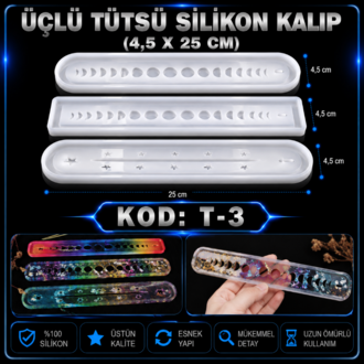 T-3 TÜTSÜ SİLİKON KALIP