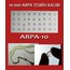 Pinli 10 mm 36 lı ARPA Tesbih Silikon Kalıbı