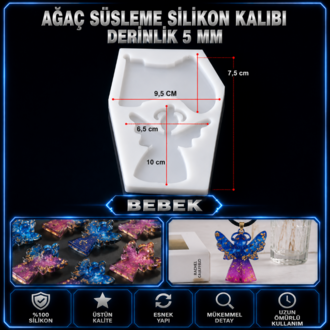 Rahibe Kilise Ağaç Süs Kalıbı
