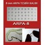 Pinli 8 mm 36 lı ARPA Tesbih Silikon Kalıbı