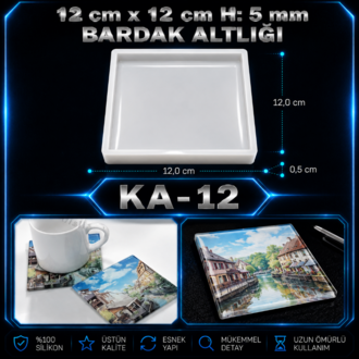  BARDAK ALTLIĞI SİLİKON KALIP KA-12 