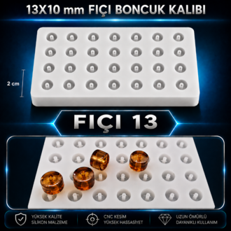 Fıçı 13 Silikon Tesbih Kalıbı