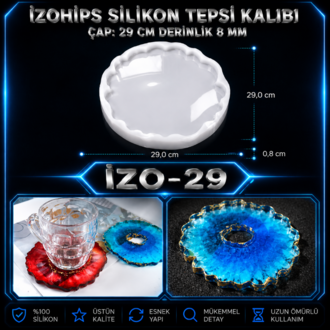 KAHVE SUNUMLUK TEPSİ KALIBI İZO 29