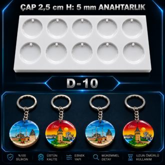 PİNLİ SİLİKON MAGNET KALIBI