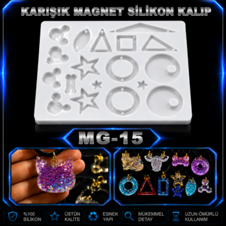 MG-15 KARIŞIK MAGNET SİLİKON KALIP 