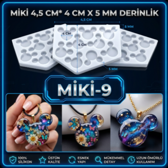 MİKİ -9 MİKİ FARE SİLİKON KALIP