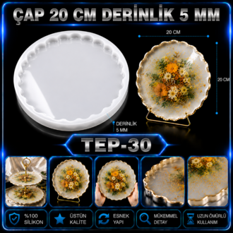 TEP-30 TEPSİ SİLİKON KALIBI
