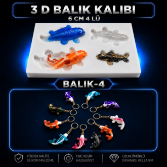 BALIK-4 ANAHTARLIK KALIBI 