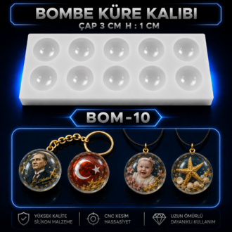 BOMBELİ ANAHTARLIK KALIBI BOM-10