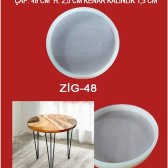 Büyük Sehpa Silikon Kalıbı 48 cm