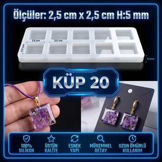 KÜP 30 MAGNET SİLİKON KALIBI