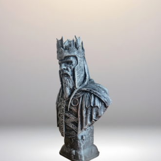  Ölülerin Kralı Büst- Rioc - Yüzüklerin Efendisi - Lotr - 12 CM Pla El Boyaması