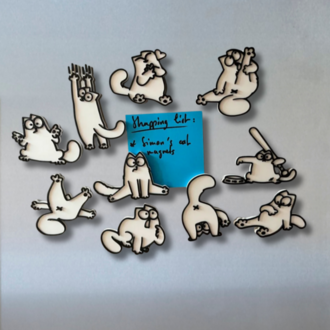 Sevimli Simon' s Cat Buzdolabı Magneti 10 Lu Set
