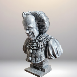 Pennywise The Dancing Clown - It - Büst - Figür - 12 CM El Boyaması PLA PLastik