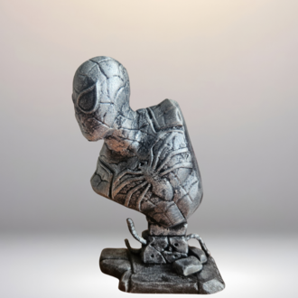 Spider Man Büst / Figür - 12 CM PLA Plastik El Boyaması