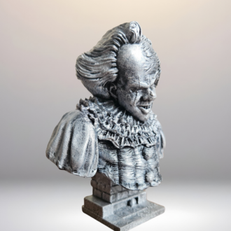 Pennywise The Dancing Clown - It - Büst - Figür - 12 CM El Boyaması PLA PLastik