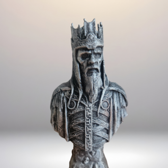  Ölülerin Kralı Büst- Rioc - Yüzüklerin Efendisi - Lotr - 12 CM Pla El Boyaması