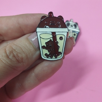 Ayı ve Pandali Pin Rozet